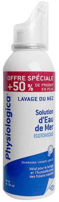 PHYSIOLOGICA SPRAY ISOTONIQUE EAU DE MER lavage du nez